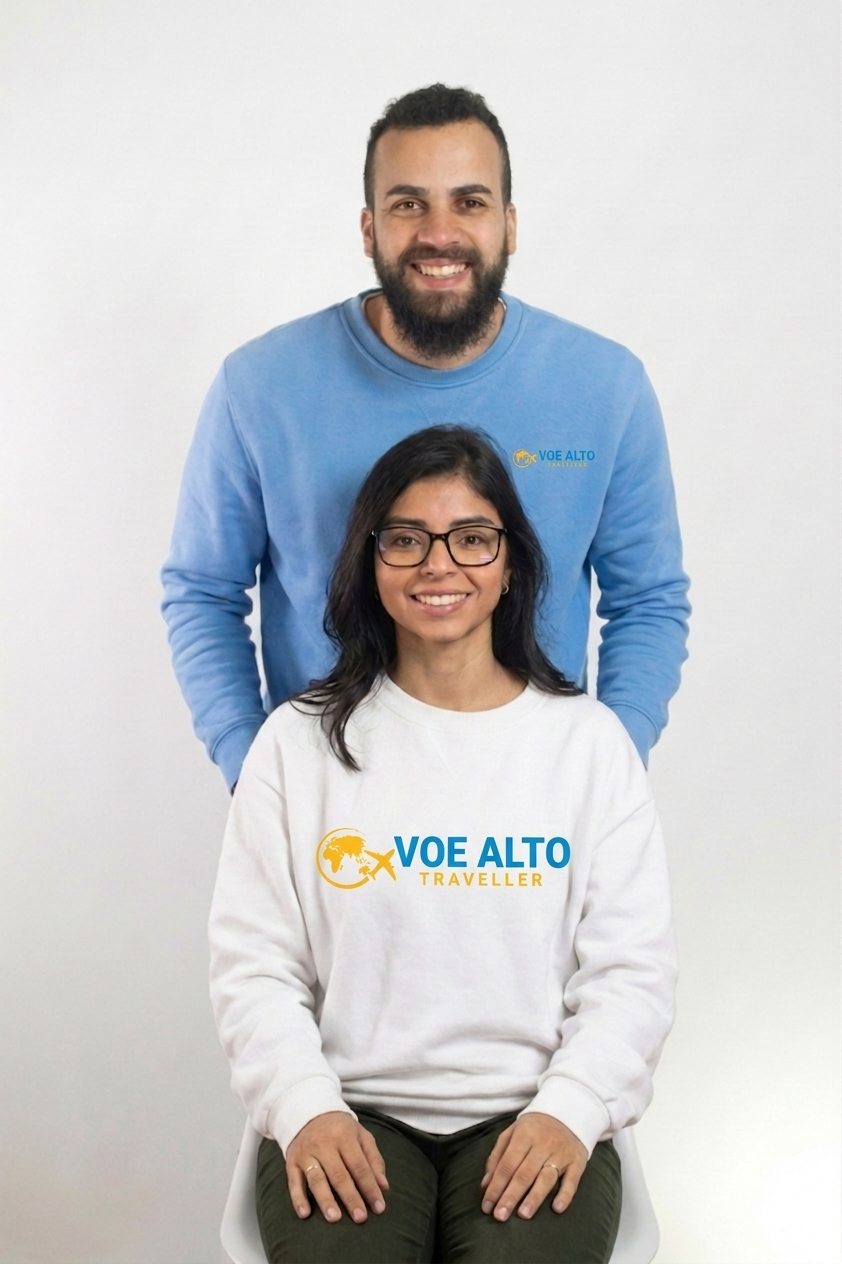 Luana e Geovane, fundadores da Voe Alto Traveller